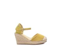Xti Zapato señora tipo valenciana con cuña. Verde claro 36