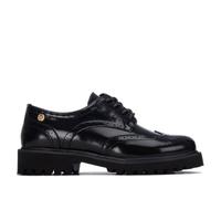XTI - Zapatos Tipo Blucher Mujer Negro - Calzado Cómodo y Versátil - Moda Casual - Modelo 14630101 (Talla 37)
