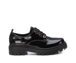 XTI - Zapatos Tipo Blucher Niña Negro - Calzado Cómodo y Versátil - Moda Casual - Modelo 15096801 (Talla 33)