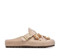 XTI - Zueco Mujer Beige - Calzado Cómodo y Versátil - Moda Casual - Modelo 14531504 (Talla 37)