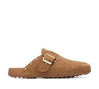 XTI - Zueco Mujer Camel - Calzado Cómodo y Versátil - Moda Casual - Modelo 14512101 (Talla 38)