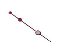 XTINKOPW 1/3 Piezas de manecillas for Reloj de Buceo Estilo Submarino for NH35, NH36, NH38, NH70, NH71, NH72, 4R35/36, 7029, Accesorios Mercedes Needles Mod.(Red Second)