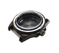 XTINKOPW 1 Caja de Reloj de Acero Inoxidable con Espejo de Zafiro sintético de 40 mm for Accesorios de Movimiento NH35, reparación de Relojes, Caja de Metal de Repuesto.(H)