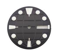 XTINKOPW 1 dial NH35 de 28,50 mm con Esfera Verde Brillante NH35/NH36 Adecuado for el Movimiento NH35/NH36 y Las Piezas del Reloj de Hombre.(NO.123)