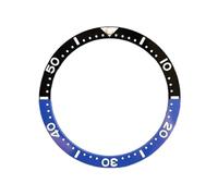 XTINKOPW 1 Inserto de Bisel Plano cerámica, tamaño 33,7 mm x 27,5 Pieza Repuesto for Caja Reloj. Accesorio Recambio(B1 Ceramic)