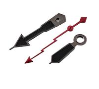 XTINKOPW 1 Juego de Agujas for Reloj NH35, con Pasador Negro y segundero Tenue Brillo Verde Tipo Rayo, Compatible Movimientos NH35/NH36/4R/7S(4)