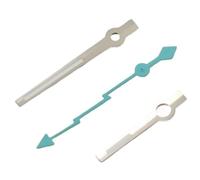 XTINKOPW 1 Juego de manecillas Luminosas Lightning 13 x 12 8 mm, Color Verde Plateado, for Movimientos NH35, NH36A, 7S26, 7S36, 4R35 y 4R36. Accesorios for Relojes(Tomato)