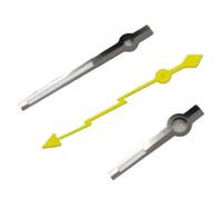 XTINKOPW 1 Juego de manecillas Luminosas Lightning 13 x 12 8 mm, Color Verde Plateado, for Movimientos NH35, NH36A, 7S26, 7S36, 4R35 y 4R36. Accesorios for Relojes(Salmon)