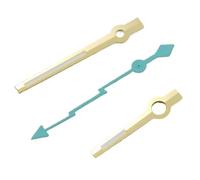 XTINKOPW 1 Juego de manecillas Luminosas Lightning 13 x 12 8 mm, Color Verde Plateado, for Movimientos NH35, NH36A, 7S26, 7S36, 4R35 y 4R36. Accesorios for Relojes(Cherry Red)