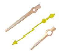 XTINKOPW 1 Juego de manecillas Luminosas Lightning 13 x 12 8 mm, Color Verde Plateado, for Movimientos NH35, NH36A, 7S26, 7S36, 4R35 y 4R36. Accesorios for Relojes(T18/22)