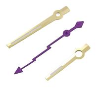 XTINKOPW 1 Juego de manecillas Luminosas Lightning 13 x 12 8 mm, Color Verde Plateado, for Movimientos NH35, NH36A, 7S26, 7S36, 4R35 y 4R36. Accesorios for Relojes(Brown)