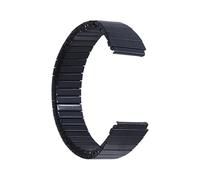 XTINKOPW 1 Pieza Compatible con Correa de Reloj Digital clásica T78677 de Acero Inoxidable de 18 mm for A158W/A168(Black,L)