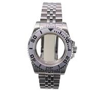 XTINKOPW 1 Pieza de 40 mm NH35, Caja de Acero Inoxidable for Reloj de Hombre, Accesorio for NH35 NH36 ETA 2824 PT5000 8215, Movimiento Jubilee, Pulsera(Glass Cover 2,NH34/35/36/38)