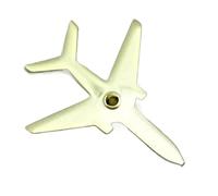 XTINKOPW 1 pieza de accesorio for movimiento segundero VK63 Model Plane 3,5 mm, color plata/oro(TR12x2)