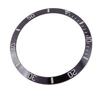 XTINKOPW 1 Pieza de Accesorios for Reloj automático de 37,1 mm x 31,3 mm, con Bisel Inclinado de aleación Azul, roja, Plateada y Negra, Compatible con Caja de Reloj de 39 mm.(NO.10)