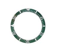 XTINKOPW 1 Pieza de Bisel de 40 mm for Relojes de Hombre, Accesorios de Repuesto for Esfera de Reloj, Inserto de Bisel de cerámica for Buceo en mar automático de 44 mm.(Green(38mm))