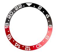 XTINKOPW 1 Pieza de Bisel Inclinado de aleación de Aluminio Plateado de 38 mm x 30,6 mm for Reloj mecánico de Buceo Sub GMT de 40 mm for Hombre.(No.13 Aluminum)
