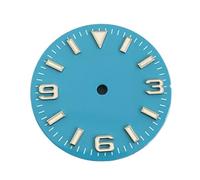 XTINKOPW 1 Pieza de Reloj de 28,5 mm con Esfera 369 for Movimiento NH35 NH36, Verde Luminoso, Accesorios for Reloj NH35, Esfera.(A1)