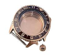 XTINKOPW 1 Pieza de Reloj NH35 Oro Rosa, Compatible con Movimiento NH36 4R, Esfera 28,5 mm, Inserto Bisel for Hombre(08)