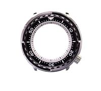 XTINKOPW 1 Pieza de Repuesto for Reloj de 47 mm, Acero Inoxidable Cepillado, Tuna SBBN001, Caja de Reloj con Bisel de cerámica, Compatible con Movimiento NH35/36.(Green)