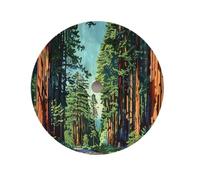 XTINKOPW 1 Pieza NH35 Esfera de Bosque Natural Esfera de 28,5 mm Esfera NH36 Esfera de Color Esfera Compatible con Movimiento NH35/NH36 Piezas de Repuesto for Reloj(NO.5,Single Calendar)