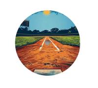 XTINKOPW 1 Pieza NH35 Esfera de Campo Deportivo de Verano Esfera de 28,5 mm Esfera NH36 Esfera de Color Esfera Compatible con Movimiento NH35/NH36 Piezas de Repuesto for Reloj(NO.9,Single Calendar)