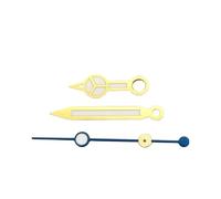 XTINKOPW 3 manecillas de Reloj C3/bgw9, Luminosas, Azules y Verdes, compatibles con NH-35-36, Accesorios for Reloj mecánico de Pulsera, Color Plata, Oro, Oro Rosa y Negro.(8,Fit EAT2824)