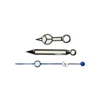 XTINKOPW 3 manecillas de Reloj C3/bgw9, Luminosas, Azules y Verdes, compatibles con NH-35-36, Accesorios for Reloj mecánico de Pulsera, Color Plata, Oro, Oro Rosa y Negro.(12,Fit EAT2824)