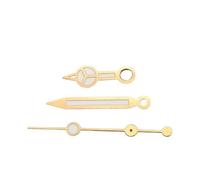 XTINKOPW 3 manecillas de Reloj C3/bgw9, Luminosas, Azules y Verdes, compatibles con NH-35-36, Accesorios for Reloj mecánico de Pulsera, Color Plata, Oro, Oro Rosa y Negro.(3,Fit EAT2824)