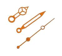 XTINKOPW 3 manecillas de Reloj de Color con Aguja Hueca, sin luminosidad, Accesorios for Relojes, Piezas for Movimiento NH35/NH36/4R/7S(Orange)