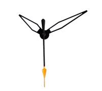 XTINKOPW 3 manecillas Luminosas Negras for Reloj de piloto, Accesorios Mod for NH35, NH35, NH36, NH38, NH70/71/72, 4R35, ETA2824, PT5000 y SW200 for Reloj de Campo.(Orange Arrow,NH35-36-38 Hands)