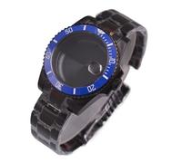 XTINKOPW Caja de Reloj de 40 mm for NH35, NH36, ETA 2824, 2836, PT5000, ST2130, Miyota 8205, 8215, 821A, Movimiento Sub GMT, Caja Negra.(NO.62,ETA 2824 PT5000)