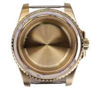 XTINKOPW Caja de Reloj de 40 mm for Submariner NH35, NH36, NH38/34, 4R36, ETA2824, Miyota8215, Esfera de 28,5 mm, Color Negro y Plateado.(P12/613,Miyota 8215)