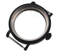 XTINKOPW Caja de Reloj de Acero Inoxidable Negra de 46 mm for Movimiento ETA 6497/6498.