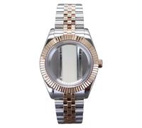 XTINKOPW Caja de Reloj de Lujo de 36 mm y 40 mm con Correa de Oro Rosa Plateado for día y Fecha NH35, NH36, NH34/38, Movimiento 8215, Esfera de 28,5 mm.(Rose Gold 2,40mm NH35 34 36 38)