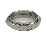 XTINKOPW Caja de Reloj de Zafiro/Mineral de 45 mm, Acero 316L, for Movimiento ETA 6497, 6498, ST3600, 3621, con Mecanismo de Cuerda Manual, Piezas de reparación.(Sapphire Glass)