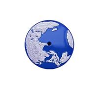 XTINKOPW Esfera de Reloj de 28,5 mm con diseño de Llamas, Planeta Tierra, sin Fecha, repuestos for Movimiento NH35/NH34(Ocean)