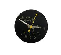 XTINKOPW Esfera de Reloj de 28,5 mm for Movimiento NH35/4R36. ¿A quién le Importa? Ya es Tarde. Registro de Piezas de Reloj. Esfera de Personalidad modificada.(No.16 with Hands)