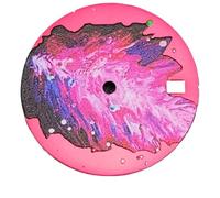 XTINKOPW Esfera de Reloj de Hoja de Color de 28,5 mm, NH35/36, Piezas modificadas for Movimientos NH35/36/4R, Esfera y Caras de Reloj de Colores.(Pink)