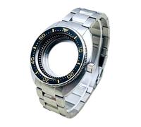 XTINKOPW Estuche for Reloj SKX6105 Turtle con Correa de 22 mm, Compatible con NH34, NH35, NH36, Movimiento 7S26, Corona a 3,0 mm, Juego de Caja y Pulsera.(03,Coated Mineral Glass)