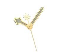 XTINKOPW Juego de 3 Agujas de Reloj Doradas Snow Flake It NH35A NH36A 7s26 7s36 7s25 7s35 6r15 4r15 4r35 4r36 6309 7002 7009