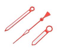 XTINKOPW Juego de manecillas Luminosas for Reloj (12,5 x 12 8 mm) en Verde, Rojo, Blanco y Azul, for Movimientos NH35, NH36A, 7S26, 7S36, 4R35 4R3. Accesorios for Relojes(Red)