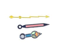 XTINKOPW Manecillas Luminosas de Colores for Reloj NH35 NH36 4R 7S, Accesorios con Puntero Segundos relámpago, 1 ud(Hands Set)