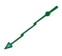 XTINKOPW Reloj NH35 NH36 NH38 7S26 7S36 4R35 4R36, manecillas de un Solo Segundo, Plata, Rosa, Oro, Azul, Verde, Rojo y Naranja, 1 ud(Green)