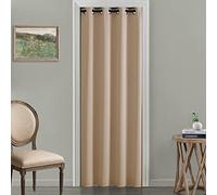 XTMYI Cortinas para Puerta corrediza de 80 Pulgadas de Largo, Panel de Cortina Individual, Cortinas Opacas térmicas aislantes Impermeables para Dormitorio, Ventana, baño, Puerta, 42 x 80 Pulgadas de