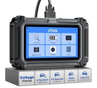 XTOOL D5S OBD2 Scanner - Lector de código 2025 para coches y camiones con 15 funciones de reinicio, sensor de manivela Relearn, FCA AutoAuth, CAN FD para GM, motor ABS SRS transmisión herramienta de