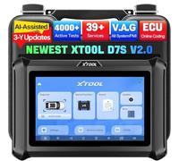 XTOOL D7S Escáner OBD2 Diagnóstico Asistido por IA, Codificación ECU, Prueba Bidireccional/Activa, 39+ Funciones, PMI, V.A.G Guiado, Can FD/DoIP, 3 Años de Act.