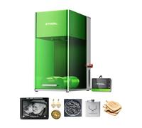 xTool F1 Ultra Grabador Láser Dual de Fibra y Diodo 20W para Uso Profesional Comercial, Hasta 10.000 mm/s, Máquina de Grabado y Corte para Metal, Joyería y Madera con Cámara Inteligente, Grabado 3D