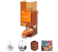 xTool F2 Máquina Grabado Láser Dual 5W IR/15W Diodo, Uso Profesional Comercial, Cámara 50MP, 6000mm/s, Grabado 3D, Marcado Color Metal, Lista Producción In Situ Pequeños Lotes