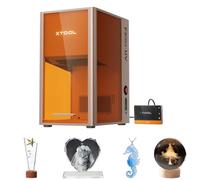 xTool F2 Ultra UV 5W Grabadora Láser UV para Uso Comercial Profesional, Grabado 3D Interno/Precisión en Vidrio, Cámaras Dobles 48MP, 15,000 mm/s, Software AI de 2D a 3D